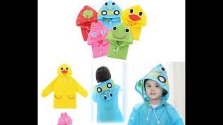 Cartoon Animal Style Raincoat for Kids