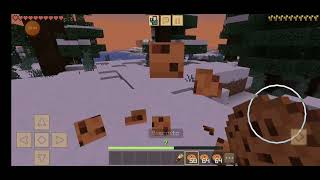 meu mundo de neve no minecraft