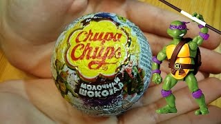 Шоколадные Шары Чупа Чупс Черепашки Ниндзя  Chupa Chups  Ninja Turtles