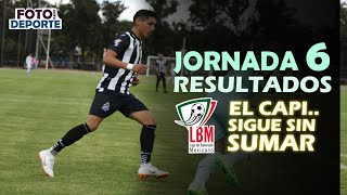 resultados JORNADA 6 LIGA DEL BALOMPIÉ mexicano l Resumen | capitalino sigue sin sumar unidades