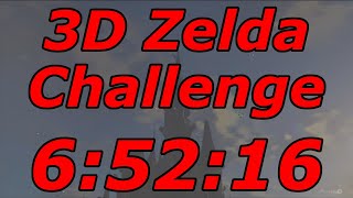 3D Zelda Challenge Any% Speedrun in 6:52:16