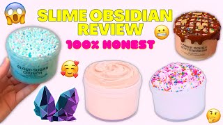 SLIME OBSIDIAN REVIEW!- 100% Honest Famous Slime Shop Review