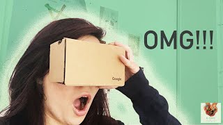 Reacting to the Google Cardboard app