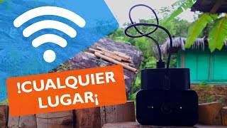 🌎 COMO TENER INTERNET | COMO OBTENER INTERNET EN ZONAS RURALES | WIFI Huawei E5573