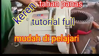 tutorial gulung dinamo mesin jahit tahan panas