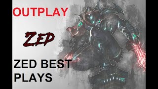 ZED MONTAGE PRO PLAYS  URF PENTAKILL OUTPLAY  250 IQ ZED BEST PLAYS