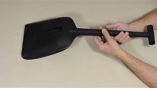 Лопата Fiskars Solid автомобильная. Fiskars Solid automotive shovel.