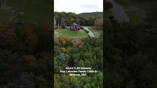 Above It All Getaway in Branson,MO!  #familyvacationrentals #bransonmo #groupvacationrentals #shorts