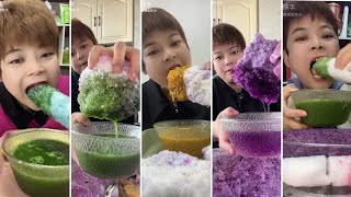 [solo] || only Y14's dipped ice eating asmr || full video || compilation