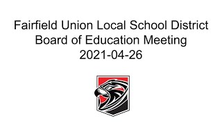 Board of Education Meeting 2021-04-26