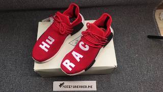 ADDIDAS NMD HUMAN RACE PHARRELL WILLIAMS RED REVIEW