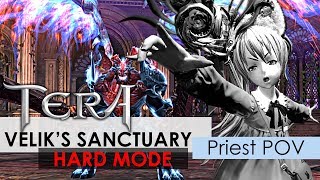 【TERA】「Priest」Velik's Sanctuary (Hard) - 1st Boss Revived Darkan