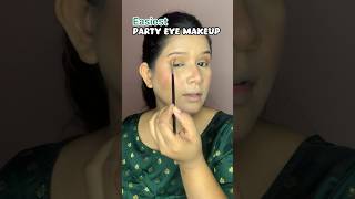 Easiest Party Eye makeup TUTORIAL ✅ #eyemakeuptutorial #shorts