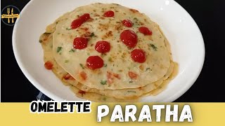 Omelette Paratha | How to make Egg Veggies Pancake Paratha @Nishooskitchen