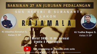 PITULIKURAN JURUSAN SENI PEDALANGAN 27 MARET 2023 LAKON "RAJAMALA"