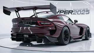 Legendary Power, Modern Edge: The Dodge Viper 2025#DodgeViper #2025Viper