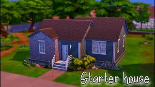 Стартовый дом без кодов🌳🏠| Starter house| Строительство| Симс 4| Sims 4| Speed build| No CC