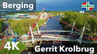 Berging Gerrit Krolbrug - 4k Drone beelden