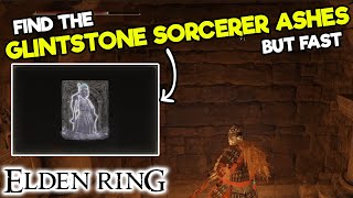 How to get GLINTSTONE SORCERER ASHES in Elden Ring - Map Location - Illusory (hidden) Walls Found