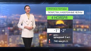 Прогноз погоды в Набережных Челнах на 4 ноября 2024 г.