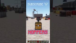 You can LOCK HOPPERS to STOP ITEMS FLOWING! | Redstone with PsiVolt #minecraft #redstone