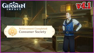 Consumer Society | Hidden Achievement | v4.1 Guide | Genshin Impact