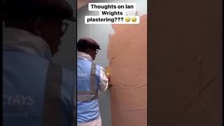 Bet you never knew Ian Wright Could Plaster 😮😂 #howto #plastering #plasterer #homerenovation