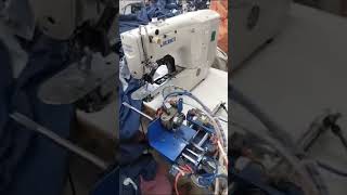 dusting loop-tack machine device working #sewing_machine_repair