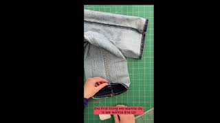 "How to" The only way to hem jeans step by set - Tips to Success!