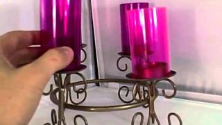 Glass Chimney Advent Wreath