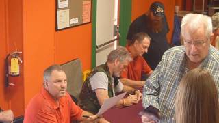 Larry Gatlin and The Gatlin Brothers signing autographs