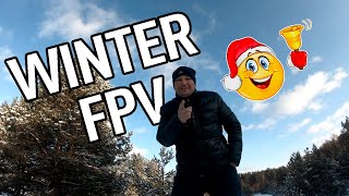 WINTER FPV || flight in the fir forest || 2021