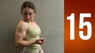 Gwyn(15) - Young muscle girl - Biceps curls