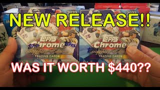 NEW RELEASE! 2023 TOPPS CHROME SAPPHIRE NEW BASEBALL CARD BOX OPENING!