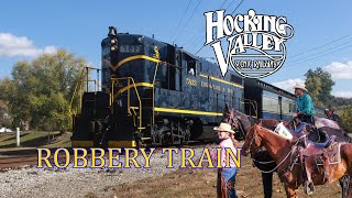 Hocking Valley Scenic Railway Robbery Train Preview