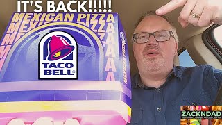 A BLAST FROM THE PAST!! Taco Bell® Mexican Pizza 2022 | ZacknDad