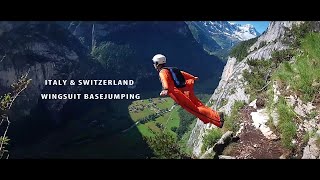 2012 - First Wingsuit BASE - Italy and Switzerland