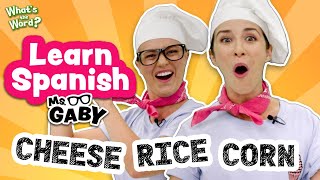 Learn Spanish with Ms. Gaby | Food Names | Language Learning Videos | Toddler Learning Videos