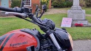 Quiet Ride of Remembrance | Kawasaki Vulcan S MOTOVLOG