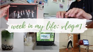 week in my life - vlog #1: work from home, home cafe, mic drop