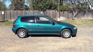 My TIME CAPSULE! 1995 Honda Civic VX Hatchback ALL STOCK