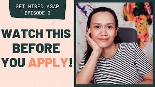 WATCH THIS BEFORE YOU APPLY! BPO Job Application Advice and Tips for Beginners