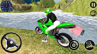 Drive Motorcycle For Offroading - Uphill Offroad Motorbike Rider 🛵🟢 Gameplay 236 √- Flash Simulator