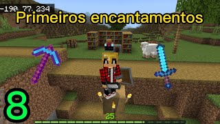 Primeiros encantamentos Minecraft #8 em busca do Ender Dragon