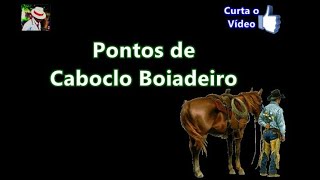 30 PONTOS DE BOIADEIRO COM LETRA