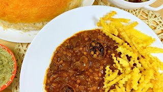 Split pea and Meat Stew| Persian Split pea Meat Stew|Khoresh Gheymeh