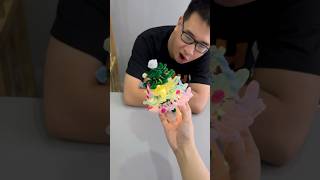 Anh bạn làm CÂY THÔNG NOEL cái kết quá đỉnh 😱 | Bò Cutie #diy #shorts