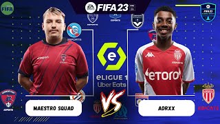 MAESTRO SQUAD VS ADRXX - FIFA 23 / eLIGUE 1 / GLOBAL SERIES | PRÓ VS PRÓ