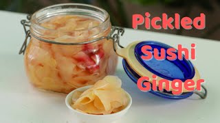 [English SUB] Fast Pickled Sushi Ginger Recipe (GARI) | How to Make Japanese Pickled Sushi Ginger