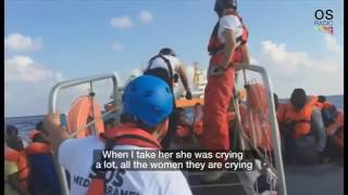 Sadness and joy as migrants rescued